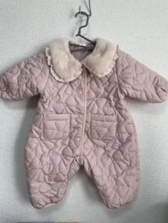 Cottoli ベビー アウター カバーオール ピンク リボン
