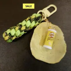 ㉒SALEチャーム パラコードキーホルダー　ポテトチップ チャーム　食品サンプル