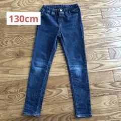 GU デニム風スキニーパンツ 130