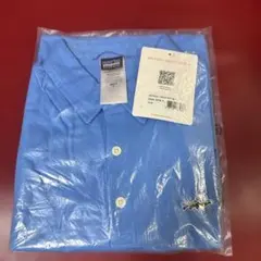 新品 パタゴニア トラウト フィッツロイ ポロシャツ S ブルー