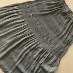 ノスタルジア　水色　ロングフレアスカート