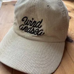 WIND AND SEA コーデュロイ キャップ ベージュのサムネイル