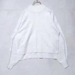 ページボーイ ハイネック リブ ニット 袖ライン F