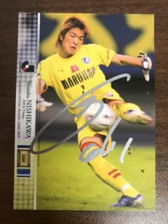 サッカー　大分トリニータ 2006 深谷友基　ユニフォーム #4 サイン入り サッカー 大分トリニータ 2006 深谷友基 ユニフォーム #4 サイン