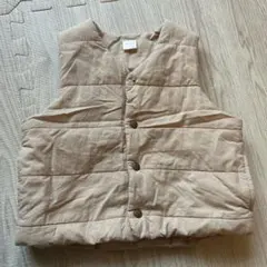 tete a tete ベビーベスト 80 ベージュ