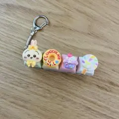 【韓国　人気商品】ちいかわ♡カチカチキーホルダー パステルカラーandデコ