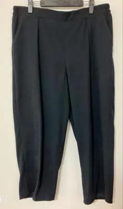 テーパードパンツ　黒　ブラック　3L ズボン　大きいサイズ