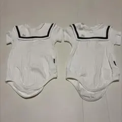 アプレレクール セーラー ロンパース 70cm 美品 双子