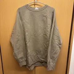 ラグランスリーブ スウェット ブラウン