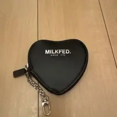 MILKFED. ハート型ポーチ ブラックのサムネイル