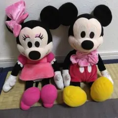 ミッキー、ミニーぬいぐるみ