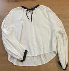 MOUSSY ホワイト 長袖ブラウス