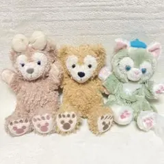 ダッフィー　シェリーメイ　ジェラトーニ　ハンドパペット　ディズニーシー