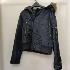 tommy girl ダウンジャケット ブラック Mのサムネイル