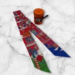 HERMES ツイリー トランプ柄 2本セット - メルカリ