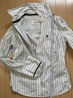 Abercrombie & Fitch 長袖シャツ M ストライプ　2006年のサムネイル