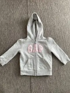 ま*い様 【定番】babyGap ロゴ ジップパーカー 90cm