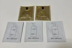 shu uemura クレンジングオイル サンプル 5点セットのサムネイル
