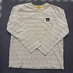 ミキハウス ストライプ 長袖カットソー