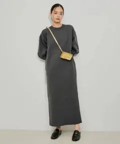 Adam et Ropé ロングニットワンピース