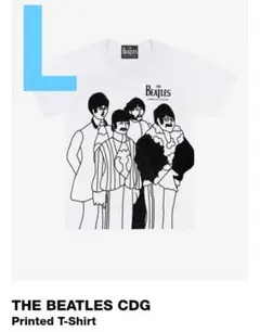 XL 本物正規品THE BEATLES CDG Printed T-Shirt - メルカリ