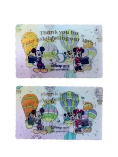 Disney store 30周年記念カード