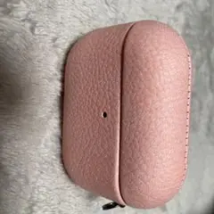 AIRPODS用レザー調ケース ピンク