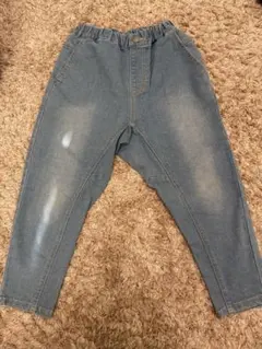 Branshes ブランシェスデニム　ガーデナー テーパードパンツ 120