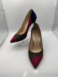 DIANA ダイアナ パンプス 21.5cm バイカラー スエード