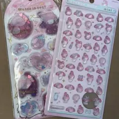 サンリオ シール マイメロ　ボンボンドロップシール　ウォーターシール　セット