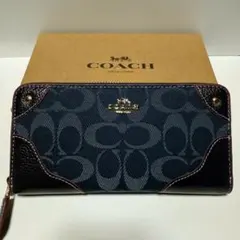 コーチ COACH 長財布 F53769 ネイビー