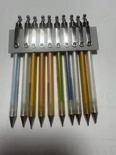 新品カラフルでかわいいコンパクトサイズのミニシャープペン 10本セット