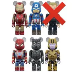 専用　　3点スパイダーマン、ブラックパンサー、サノス BE@RBRICK