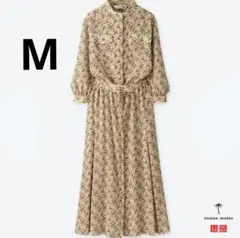 tomas maier UNIQLO 花柄シャツワンピース M