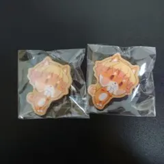 鬼滅の刃 アニマルクッキーバッジ 我妻善逸 2個セット