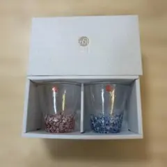 【新品未使用】津軽びいどろ　ペアグラス