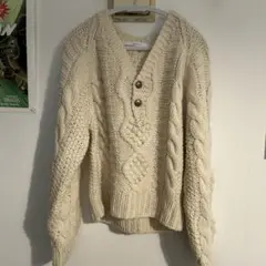 美品⭐︎SLÖBE IÉNA Fi.m コンチョボタンケーブルニット