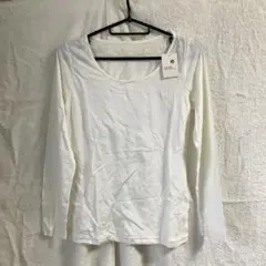 earth アイボリー 長袖Tシャツ☆S☆