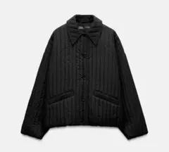 ZARA ハートボタン付きパフジャケット