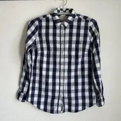 美品　バナナリパブリック　BANANAREPUBLIC チェックシャツ　XXSのサムネイル