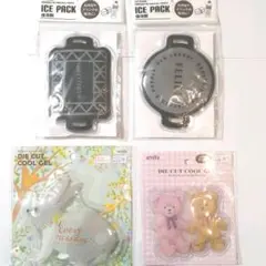 新品 保冷剤 4個セット アニマル 他 可愛い