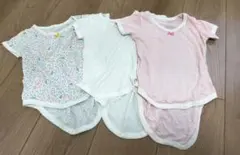 ベビー　肌着　ボディ肌着　ボディスーツ　赤ちゃん　セット　半袖