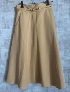 MAJESTIC LEGON ベルト付き　フレアスカート