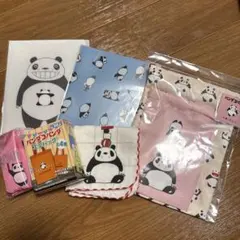 ジブリ　パンダコパンダ 巾着　ハンカチ　クリアファイル　エコバッグのサムネイル