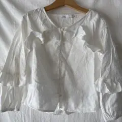 ZARA ホワイトブラウス　kids 122㎝