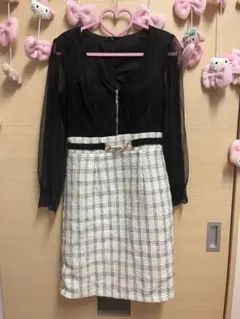 DazzyStore キャバドレス ツイード