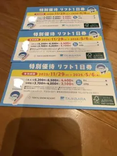 2026年最新】たんばら リフト券の人気アイテム - メルカリ