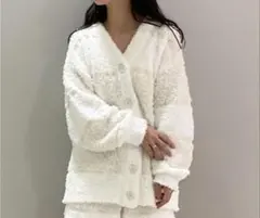 298【ジェラートピケ】【PARIYA】ケーキボーダーカーディガン