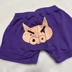 廃盤　クレヨンしんちゃん　ぶりぶりざえもん　ルームウェア　ショートパンツ　紫