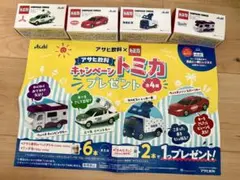 トミカ ミニカー 全4種 計8個セット アサヒ 2026年 夏 最新 正規品